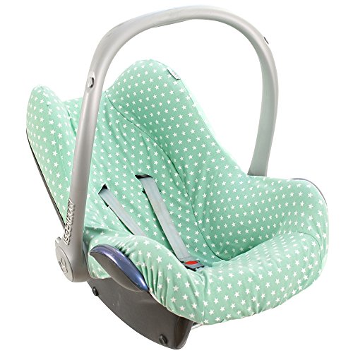 Sommerbezug - Bezug Ukje für Maxi-Cosi Cabriofix, Citi und Pebble - Mintgrün mit Sterne