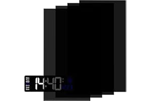 HARIENDNY 4 Blätter LED Licht Dimmer Folie Selbstklebend LED Abdeckung dimmen 50%~80% Lichtdimmer Aufkleber Abdunklungsfolie für Lichtwecker Router Fernseher Elektronikgeräte