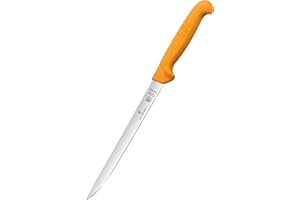 Victorinox Swibo Couteau de Cuisine/Couteau à Poisson, Lame Normale, Flexible et Étroite