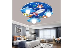 AHQX Plafoniera Bambini Acrilico LED Contemporanea Minimalista Creativo Lampada Da Soffitto Circolare Illuminazione Ragazze Soffitto Lamp Letto Universo Dei Cartoni Animati Lampadario All'asilo Camera