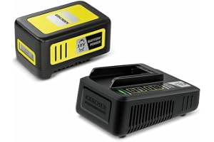 Kärcher Starter kit Battery Power-batteri 18/50, 18 V snabbladdare, för alla enheter som använder Kärchers 18 V Battery Power