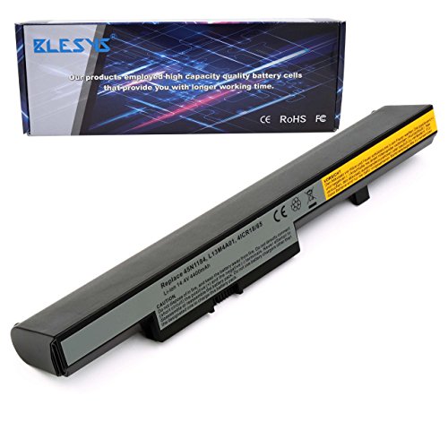 BLESYS - 4400mAh/8Zellen Lenovo L12L4E55 L12M4E55 L12S4E55 L13L4A01 L13M4A01 L13S4A01 45N1182 45N1183 45N1184 45N1185 45N1186 45N1187 4ICR18/65 4ICR18/66 121500190 121500192 Ersatz-Laptop Akku passen Lenovo M4400 M4450 V4400 G550S Serie