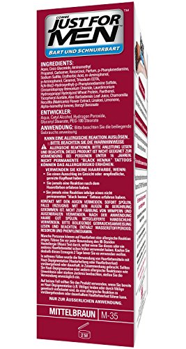 Just For Men Brush in Color Gelformel Bart Und Schnurrbart Mittelbraun - 5