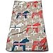 Produktbild Nifdhkw Wooden Dala Horses Multi-Purpose Microfiber Towel Ultra Compact Super Absorbent and Fast Drying Sports Towel Travel Towel Beach Towel Perfect for Camping, Gym, Swimming.