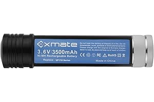Exmate 3.6V 3.0Ah Batterie pour Black Decker Versapak VP100 VP100C VP110 VP110C VP105 VP105C VP720 VP800 S100 S200 S300 S400 S500