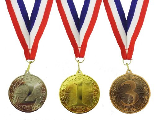 Single set of 1st, 2nd and 3rd place medals by BW Trophies