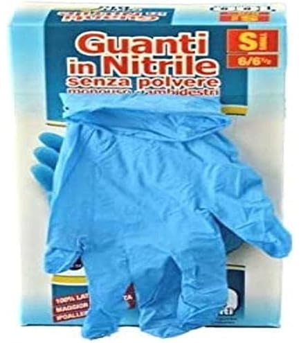 Guanti Monouso Nitrile Senza Polvere Protecto Tg Xl 100 Pz