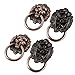 Produktbild sourcingmap 4pcs Metall Löwenkopf Design Vintage Stil Möbel Kommode Pull Zieh Griff 65mm