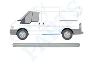 EASYPARTS Rocker panel Repair Panel Replacement Part suitable for Ford Transit 2000-2013 Short wheel base/Unpainted hq steel/Left side (UK Passenger side/nearside/N/S) / Fix the rust on your car!