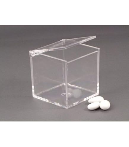 Zelda Bomboniere 10 Boîtes 10 X 10 X 12 Duo Transparent