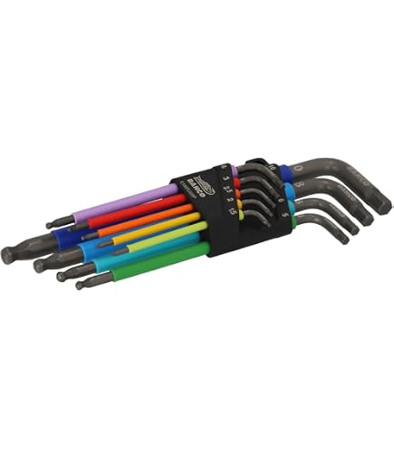 Wiha 66996 ErgoStar 9-Piece Metric Ball End Hex L-Key Set – Lifetime Warranty 9 thumbnail image