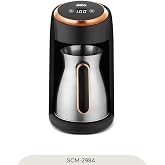Sinbo SCM-2984 T&uuml;rk Kahve Makinesi 500W Rose Gold &ndash; &Ccedil;elik Cezveli, Taşma &Ouml;nleyici, 1-4 Fincan