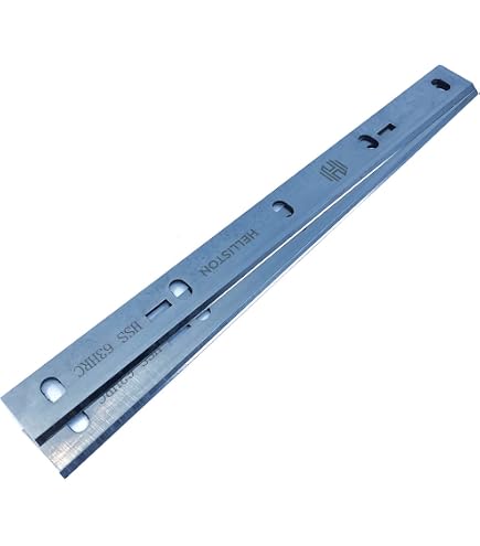 2 Fers De Rabot Scheppach - Acier Rapide - 258x22x2mm - Compatible Raboteuse HMS1080
