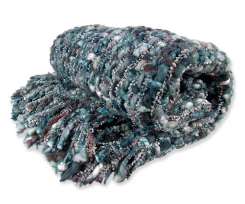 Teal Chunky Knit Throw