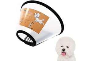 GAIZOIHIUM Adjustable Comfy Soft Pet Cone Collar for Dogs and Cats After Surgery - Anti-Bite Lick Wound (NO:5)