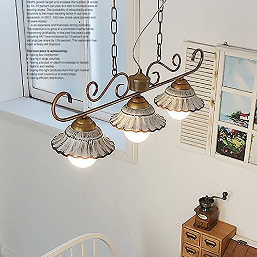TOTO-Pastoral Korean European American Ceramic restaurant chandeliers bedroom living room lighting