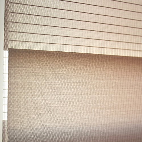 Doppelrollo Beige 95x150cm Klemm Fix Rollo - 7
