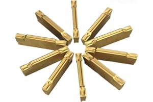 ARMYJY 20Pcs MGMN200-G 2mm Larghezza inserti in carburo Set per MGEHR MGIVR Grooving Tool