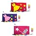 Girls Felt Pencil Pouch 1 Pcs Red Dress 1 Pcs Purple Dress 1 Pcs Pink Crown Total Pieces of 3 RS.499.00