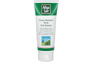 Allga San Crema Balsamo Piedi - Crema Piedi Rinfrescante e Idratante, 75 ml - Per Sollievo ai Piedi Stanchi e Appesantiti - Con Olio di Pino Mugo - Anche per Gambe Stanche e Pesanti