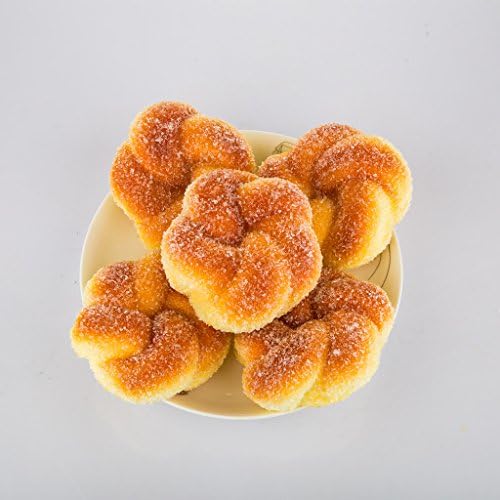 5 PCS PU Material Fake Cake Artificial Sesame Bread Decoration Model Kitchen Toys Photography Prop