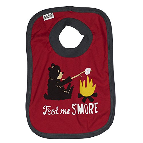 LazyOne Jungen Bear Feed Me S'More Baby Kinder-Latz