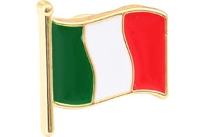 Holibanna Spilla con Bandiera Spilla Nazionale Patriottica Bavero Bavero Spallacci in Metallo Distintivo in Smalto Decorazione Abbigliamento (Cina)