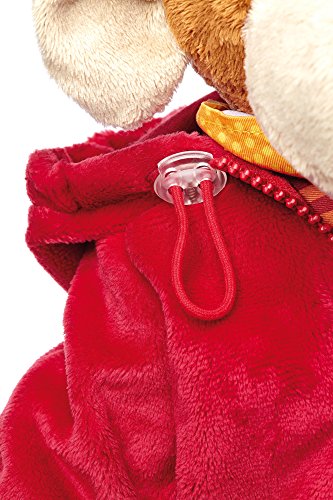 Sigikid 40989 – Mädchen und Jungen, Stofftier Lern-Affe, Spielerisch An Ausziehen lernen, rot/dunkelblau - 3