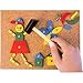 Tap Tap Art Cork Board Wooden Pieces Hammer and Nail