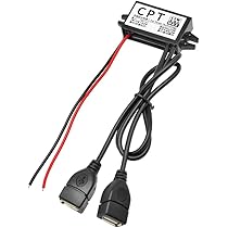 EVTSCAN USB Step Down Power Converter - DC-DC 12V naar 5V 3A USB Buck Converter Step Down Voedingsmodule
