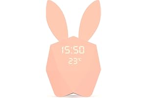 MOB – MOBILITY ON BOARD Mob - Cutty Clock Connect - inteligentny budzik z czujnikiem ruchu - Nomade Design Lampka nocna - Różowy