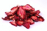  Fresas secas ecológicas 250g Fairtrade de Comercio Justo, rebanadas y piezas, deshidratados, sin azucar añadido, orgánicas, 100% fruta natural, crudos secado al sol (no liofilizado) Bio