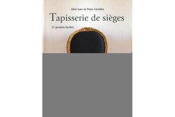 Tapisserie de sièges: 15 projets faciles