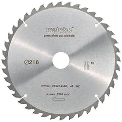 Metabo 628060000 HW CT 216 x 30 mm Lame pour scie, Gris