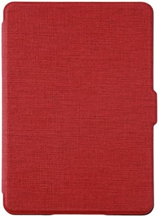 Kindle Paperwhite Case, Protective for PU Leather Cover Skin 3 1 2 Magnetic Anti-dust Impact Protective and Scratch-resistant (Red)