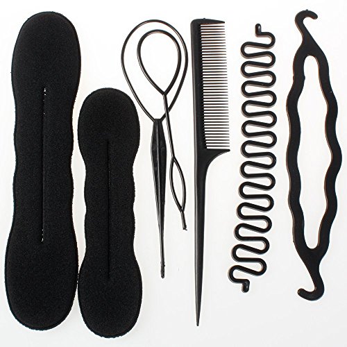Neverland übungskopf friseur übungsköpfe echthaar friseurkopf übungskopf Ausbildung Kopf synthetische haare 64cm Verträ umtes Purpur Haar Styling Braid Set - 5