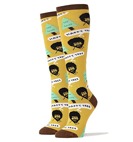 Preisvergleich Produktbild Bob Ross Happy Tree Women's Crew Socks