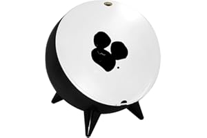 Lonyiabbi Ferrofluid Sound Visualizer, Rhythmus-Lampe, Ferrofluid, das im Takt der Musik tanzt, Symbiont in einer Flasche, perfekt für Gaming, Schreibtisch- und Wohnkultur, kein Lautsprecher (Schwarz)