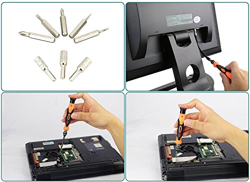MoonLi 45 in 1 Multifunktions Schraubendreher Set Hardware Magnetische Schraubendreher Satz Reparatur Werkzeuge für Handy PC Multi Werkzeug Macbook Elektronik (45 in 1) - 5