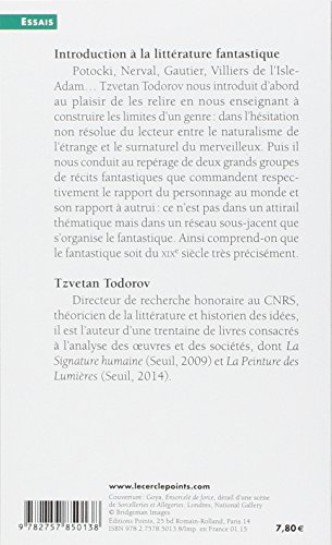 Introduction à la littérature fantastique