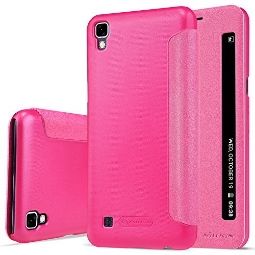LG X Power Hülle, IVSO Hohe Qualität Advanced Shock Absorption Technology Case Folio Tasche Cover für LG X Power Smartphone (13,5 cm (5,3 Zoll) Display, 16 GB Speicher, Android 6.0) (Für LG X Power, Rosa) - 7