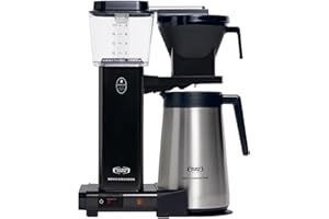 Moccamaster KBGT, Cafetera Filtro, Negro, Cafetera, Thermos, 1.25 Litros