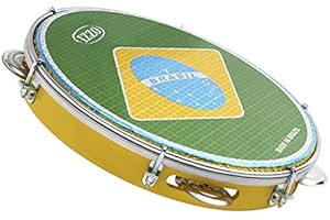 IZZO PERCUSION BRASIL PANDEIRO 10" ABS P/BRASIL IZZO REF.IZ3438 (Verde)