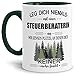 Produktbild Tassendruck Berufe-Tasse Leg Dich Niemals mit Einer Steuerberaterin an - Geschenk-Idee/Büro/Job/Arbeit/Witzig/Lustig/Innen & Henkel Dunkelgrün