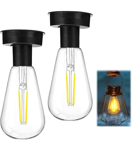 Lot de 4 lampes solaires pour l'extérieur - Lampes solaires de rechange