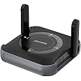 Porodo 4G/LTE Home & Outdoor Portable Router with Micro-Sim Slot, 12 Hours Working Time, 100Mbps LAN, 40 Meter Distance, Winter Collection, Lightweight Design Wireless Router - Black/Grey