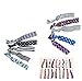 Homgaty 10 pcs No Crease Elastic Hair Band Ponytail Holder Ribbon Hair Ties Lot Wholesale for Girls Women