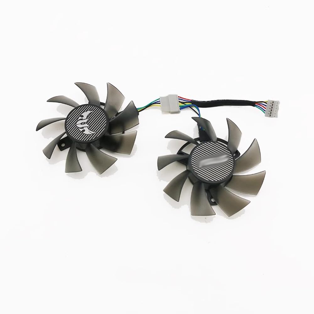 Rakstore FD8015U12D T128015BU 75mm Graphics Card Cooling Fan Replacement for ASUS TUF GTX 1650 1650 Super GTX1660 1660 Super GTX 1660 Ti TUF Cooler Fan