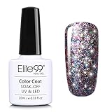 Elite99 Soak Off Starry Gel UV LED Gel Nail Polish Top Base Coat Manicure 10ml 6618
