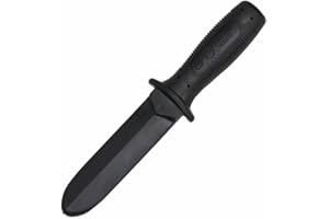 ESP Haller 76243 nóż treningowy, krótki, twardy nóż outdoorowy, czarny